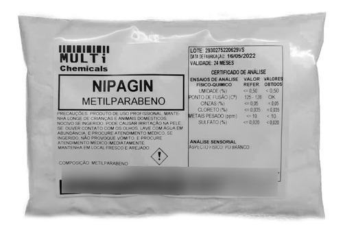 Nipagin - Metilparabeno - 200g