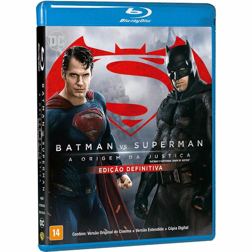 Blu Ray Filme Batman Vs Superman Ed Definitiva 3d Lacrado