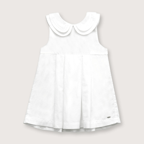 Vestido De Bebés Navidad Blanco (6m - 4a)