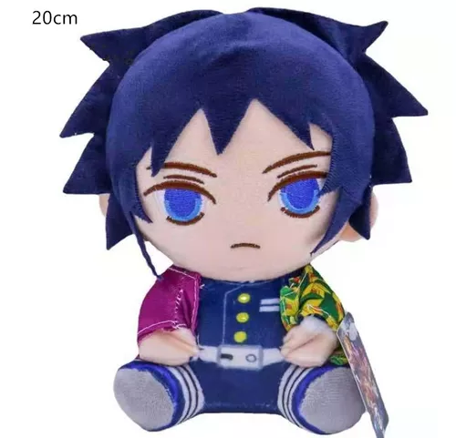 Chaveiro de pelúcia Demon Slayer Anime Plushie de pelúcia decoração de  desenho animado para fãs presente cosplay 10 cm (conjunto com pingente)