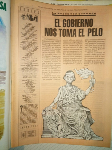 Lote 32 Ejemplares Revista Humor Año 1992 Completo