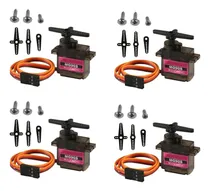 Comprar 4 Piezas Mg90s Micro Servo Motor 9g Servo Engranado Micro Rc