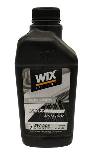 Aceite Wix Max Sintetico 5w20 Litro