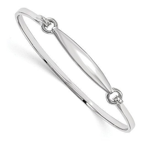 Brazalete - 925 Sterling Silver Childrens Id Bangle Bracelet