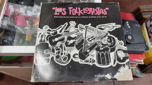 Lp Los Folkloristas Vol. 2 En Acetato,long Play