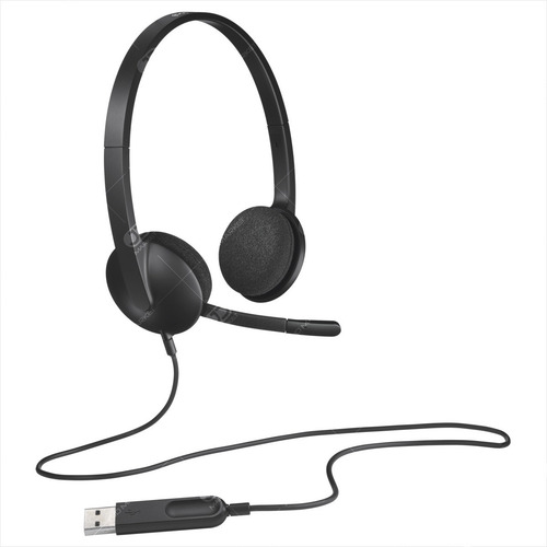Imagen 3 de 8 de Diadema Usb Logitech H340 / Micrófono Con Supresión De Ruido
