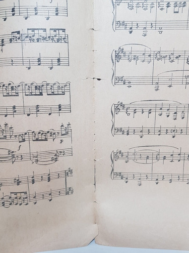 Imagen 5 de 5 de Antigua Partitura Militar Pedro Zanni Homenaje Mag 57542