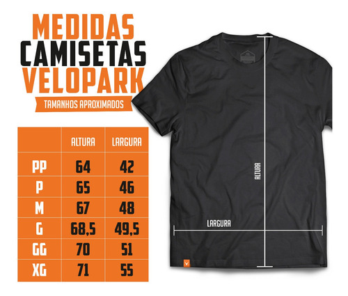 Imagem 3 de 3 de Camiseta - Velopark Logo Retro