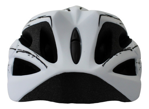 Imagen 6 de 6 de Casco Ciclismo Visor Removible Tuttobike Color Blanco Talla Unitalla