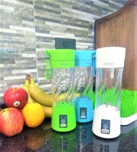 Mini Licuadora Portátil Recargable Usb-con Vaso De 380ml *