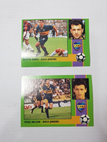Imagen 5 de 8 de Figuritas Boca Juniors 1996 Cromy Fútbol Argentina Mag 57402