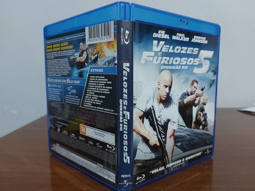 Blu-ray Velozes E Furiosos 5 Original Dublado