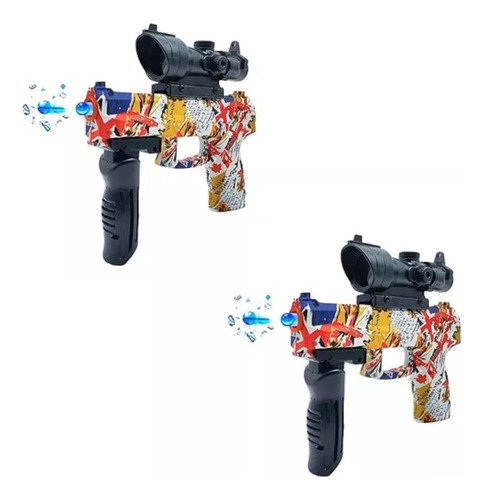 X2 Pistola Automática De Hidrogel Tipo Gotcha Recarga Oferta