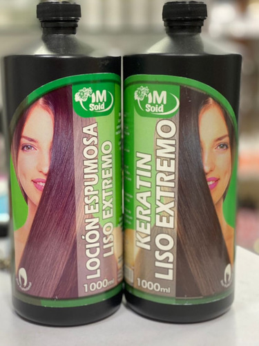 Kit Cirugía Capilar Keratin Liso Extremo Imsoid 1ltrs 