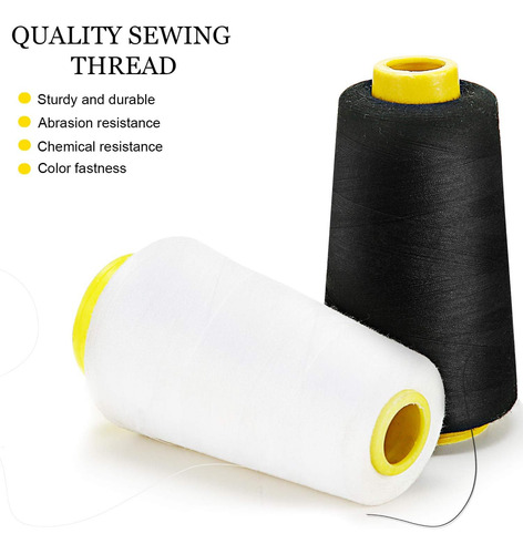6 Rollos 3000 Yardas (cada Uno) Hilo De Coser Hilo De C...