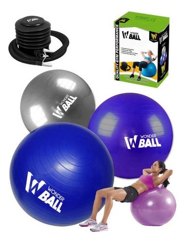 Balon Yoga Pilates Pelota Gimnasia Terapia Ejercicio 65 Cm