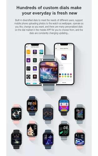 Reloj Inteligente P66 Para Hombre Y Mujer Para Xiaomi Huawei Color De La  Caja Negro