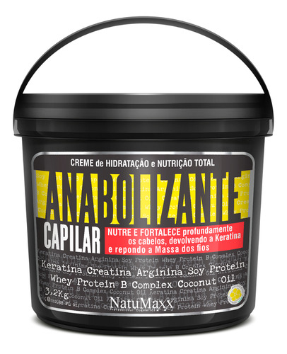 Anabolizante Capilar Natumaxx 3,2kg Original