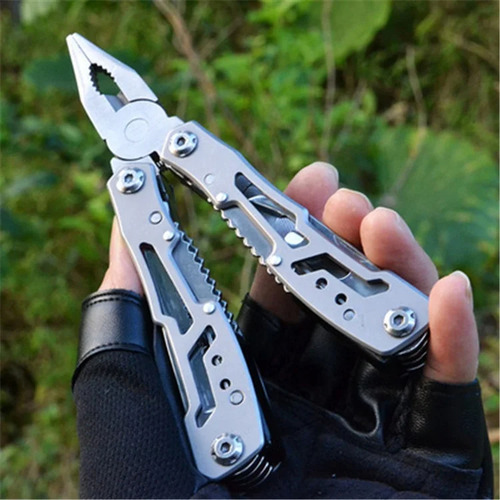 Táctico Weisco Cuchillo Multifunción Color Negro Multi Heram