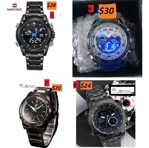 Relojes Naviforce, Shark Infantry Varios Modelos
