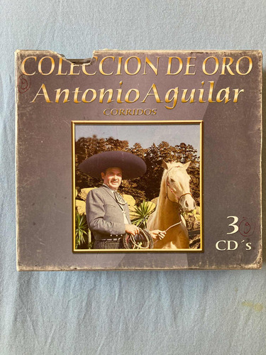 Antonio Aguilar / Coleccion De Oro Corridos  3cds