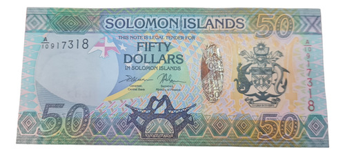 Billetes Mundiales : Islas Salomon  50 Dolares 2013 (17)