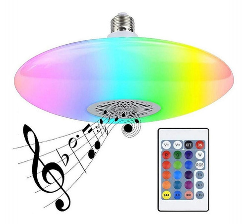 Lâmpada Inteligente Musical Bulbo Rgb Ufo 