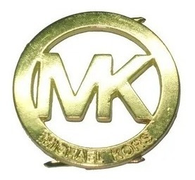 Emblema Mk Dorado Nikelado 5cm Logo Grande