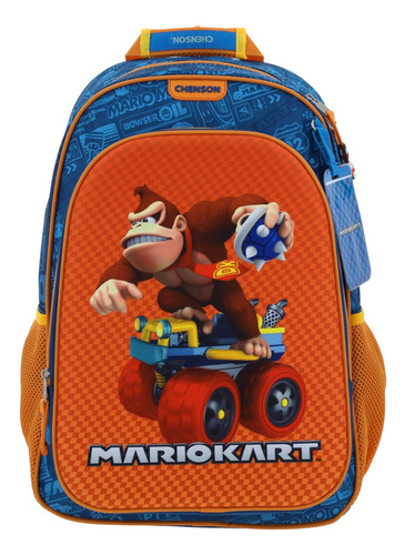 Mochila Grande Escolar Chenson Mariokart Donkey Kong Krap