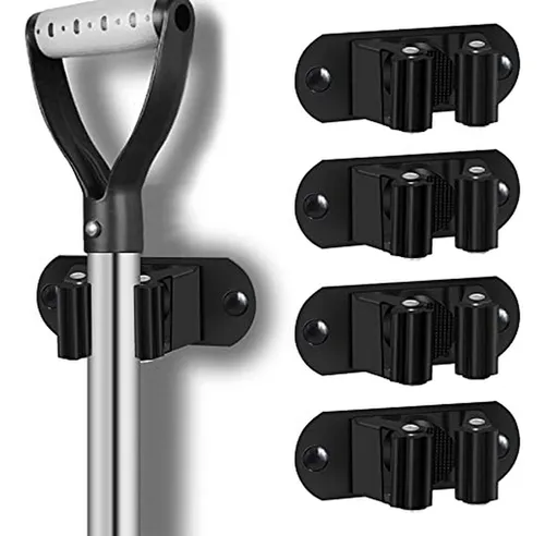 Soporte De Escobas Y Trapeadores De Acero Inoxidable Para Pa