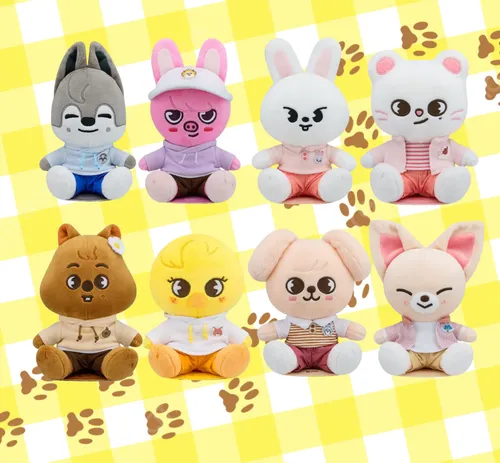 Peluche Skzoo (stray Kids) Ombro Pelúcia Felix / Bbokari