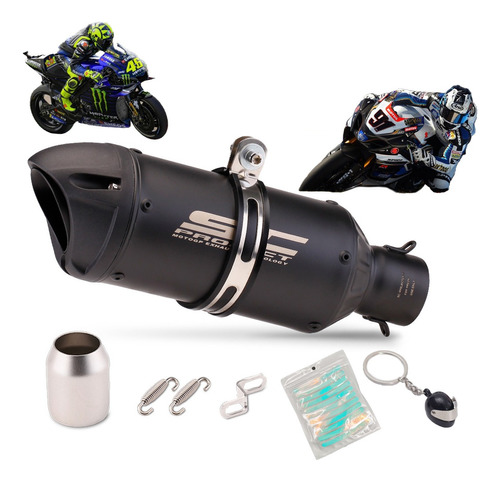 Escape Para Moto Silenciador Inoxidable Universal + Regalos