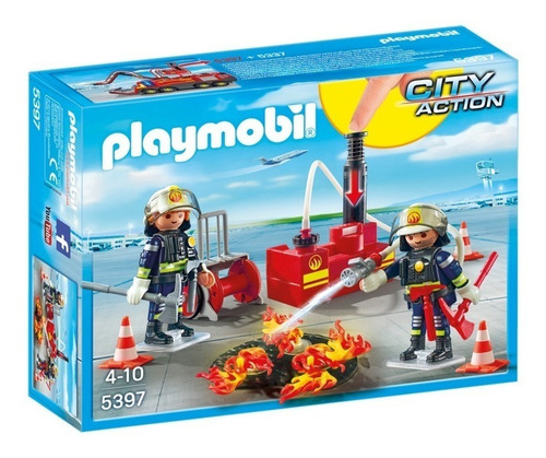 Playmobil City Action 5397 Equipo De Bomberos La Plata