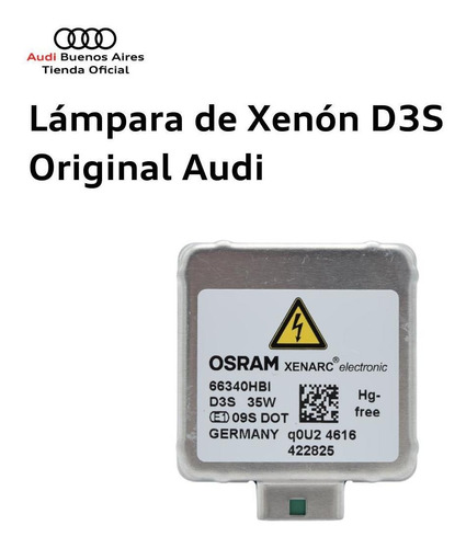 Imagen 3 de 7 de Lámpara De Xenon Audi Q5 2015
