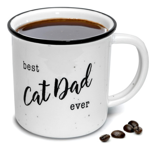 Mainevent Best Cat Dad Ever Taza De 11 Onzas, Taza De Café N