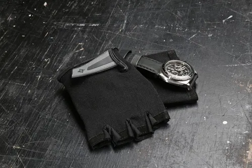 Guantes Moto Bici Dedo Cortado Cuero Bicicleteria Savage
