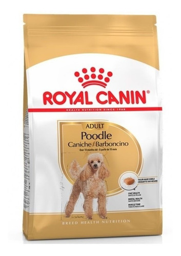 Imagen 1 de 2 de Alimento Royal Canin Breed Health Nutrition Caniche para perro adulto sabor mix en bolsa de 2.5kg