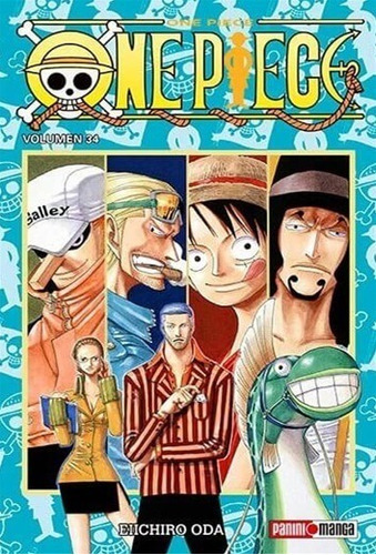 Panini Manga One Piece N34, De Eiichiro Oda. Serie One Piece, Vol. 34. Editorial Panini, Tapa Blanda En Español, 2019