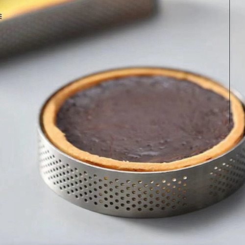 Molde De Acero Inoxidable G2 Para Tartaletas, Mousse, Tartal