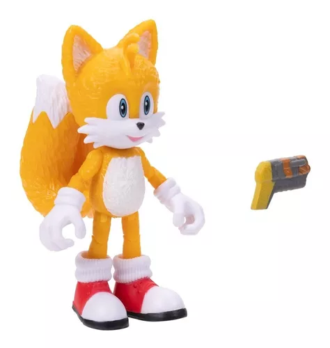 Boneco Tails Sonic 2 Articulado Com Acessorio - Jakks