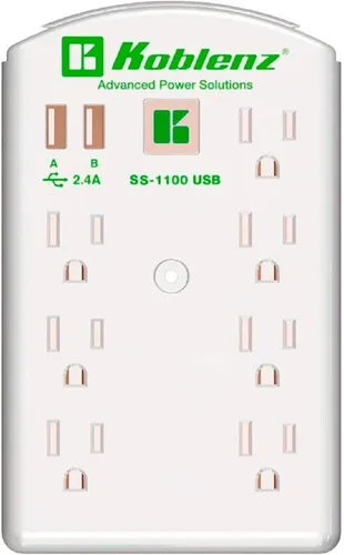 comprar Multicontacto Supresor Koblenz Ss-1100 Usb 7 Contactos 2 Usb