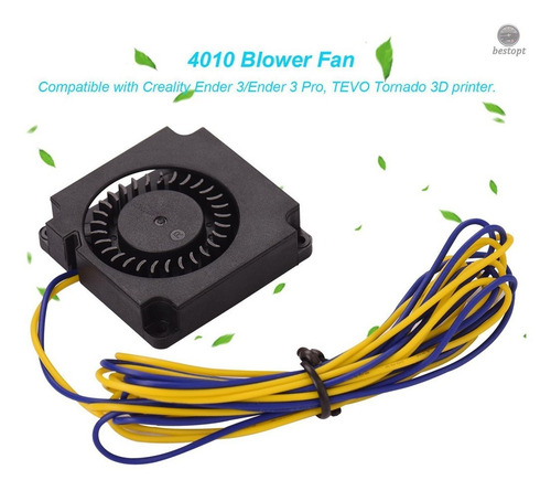 Imagem 3 de 9 de Soprador 4010 Cooler Radial 24v - Cabo 1.2m - Conector Jst