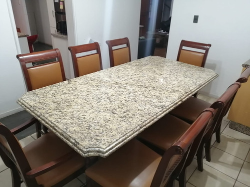 Comedor De Granito Con 8 Sillas