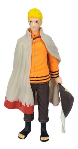 Boneco Action Figure Decoração Geek Naruto Uzumaki Hokage 