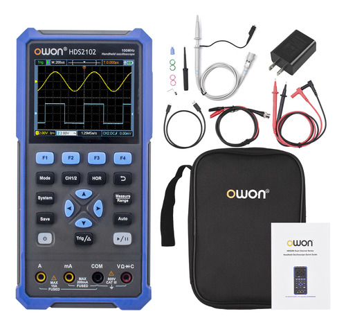 Osciloscopio De 500 Msa/s, 100 Mhz, Canales, Interfaz De Dob