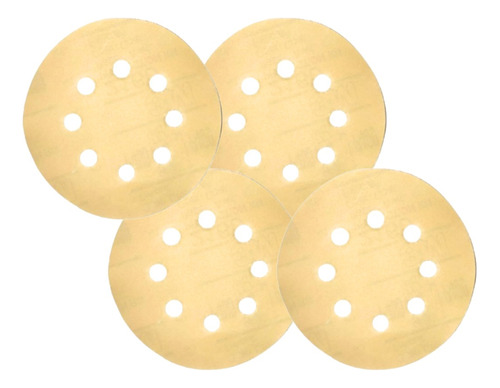  Lija Velcro Disco 125mm 8 Agujeros - Gold 150 A 360 X10 Uni