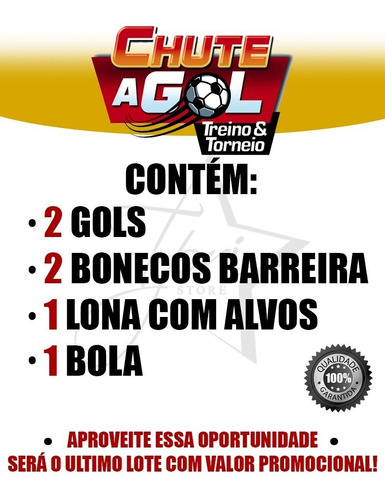 Kit 2 Mini Traves Infantil + 1 Bola De Futebol + 2 Barreiras