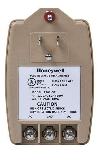 Transformador De 16.5vca 40va 1361-gt Honeywell