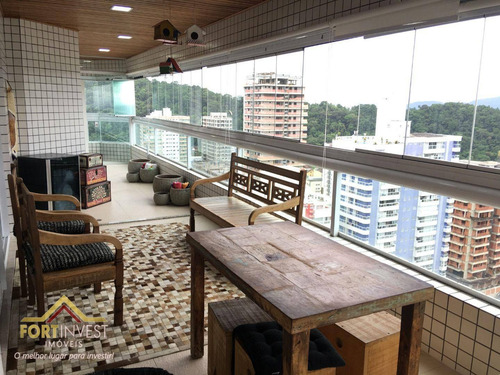 Imagem 23 de 30 de Apartamento Com 4 Dormitórios Porteira Fechada À Venda, 205 M² Por R$ 1.950.000 - Canto Do Forte - Praia Grande/sp - Ap3998