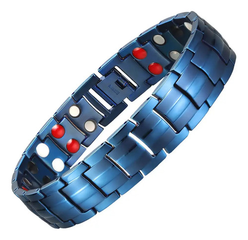 Pulsera Manilla Brazalete Magnetico En Acero Titanio2